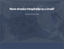 Tablet Screenshot of hospitalija.hr